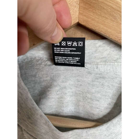 New Vintage Fruit of the Loom Apollo 11 25th Anniversary Package Tshirt XL Grey - Picture 7 of 11